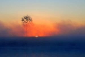 The Rime Island In Morning